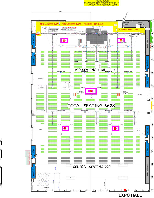 Expo Hall Example Layout