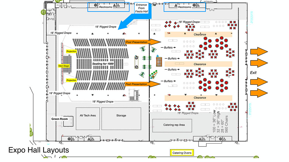 Expo Hall Example Layout 2