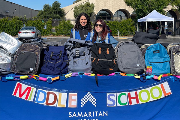 Empowering Education: San Mateo County Event Center Proudly Teams Up with Samaritan House for Backpack Distribution